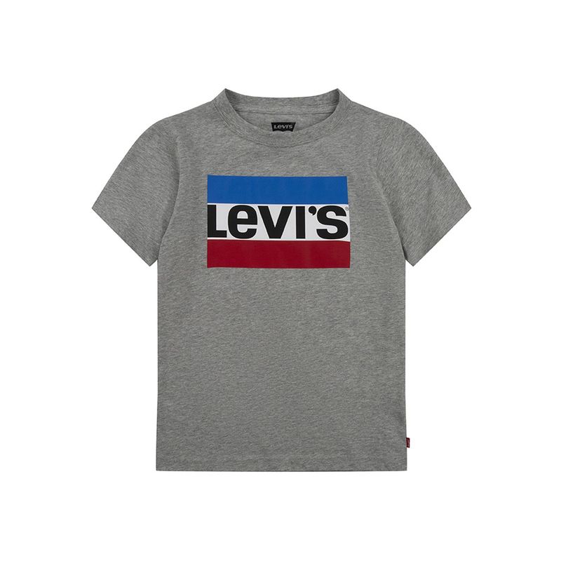 LEVIS - Polera Niño Sportwear Manga Corta Gris Levis