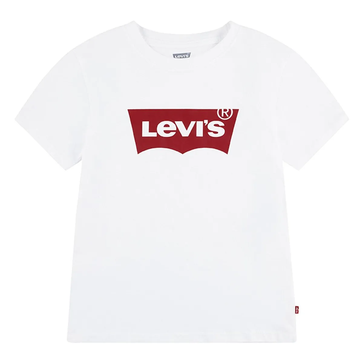 LEVIS - Polera Niño Batwing Manga Corta Blanca Levis