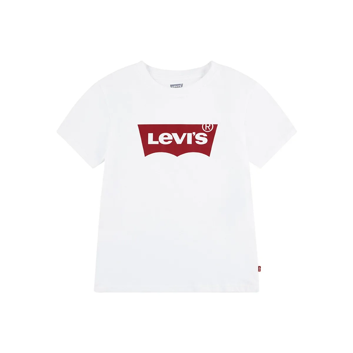 LEVIS - Polera Niño Batwing Manga Corta Blanca Levis