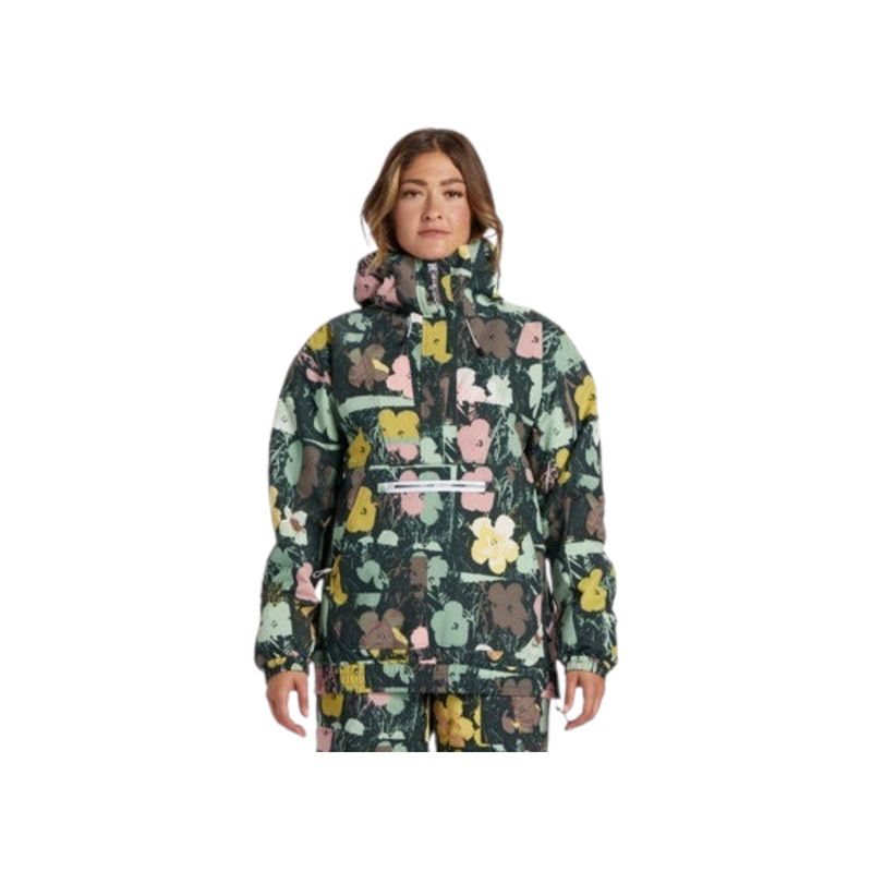 DC SHOES - Chaqueta Snowboard Andy Warhol Chalet Mujer Verde