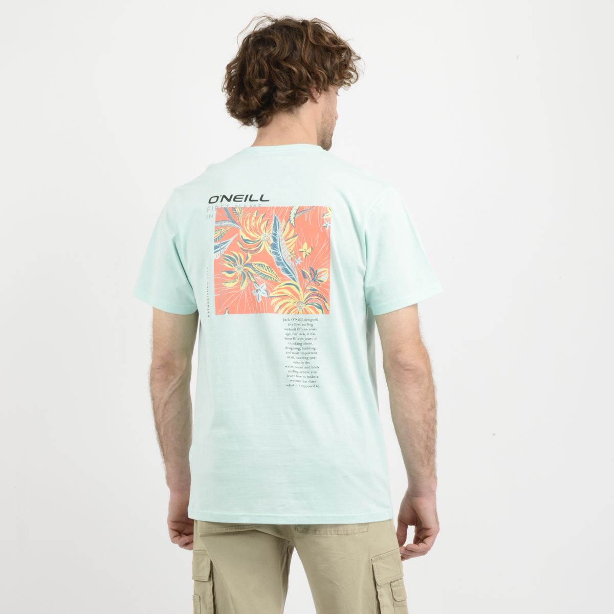 O'NEILL - POLERA MANGA CORTA TROPIC  AZUL