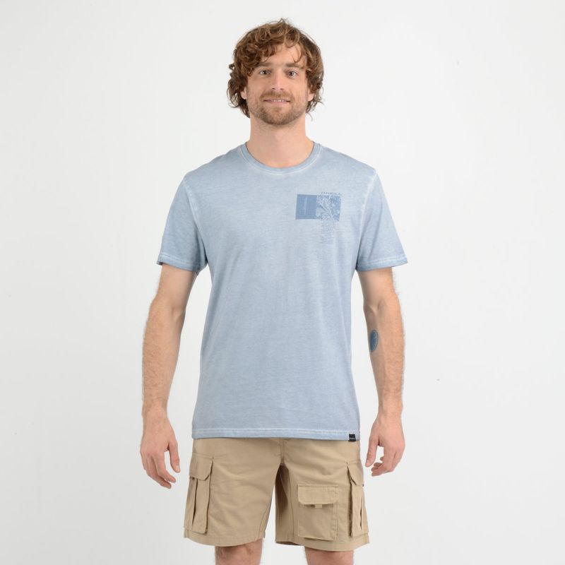 O'NEILL - POLERA MANGA CORTA CRUCER AZUL