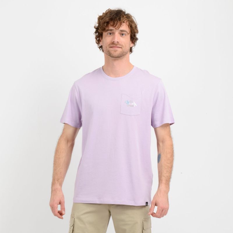 O'NEILL - POLERA MANGA CORTA OG FLOWER  MORADO