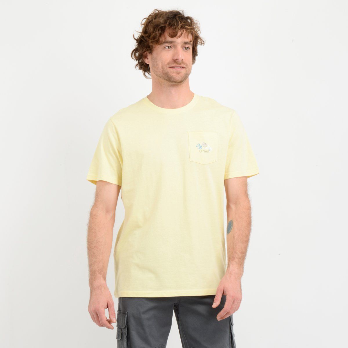O'NEILL - POLERA MANGA CORTA OG FLOWER  AMARILLO