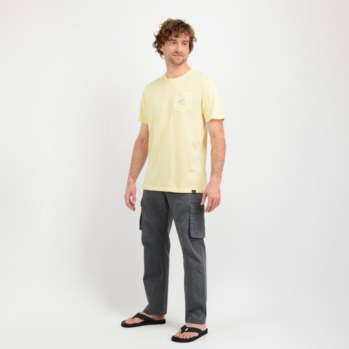 O'NEILL - POLERA MANGA CORTA OG FLOWER  AMARILLO