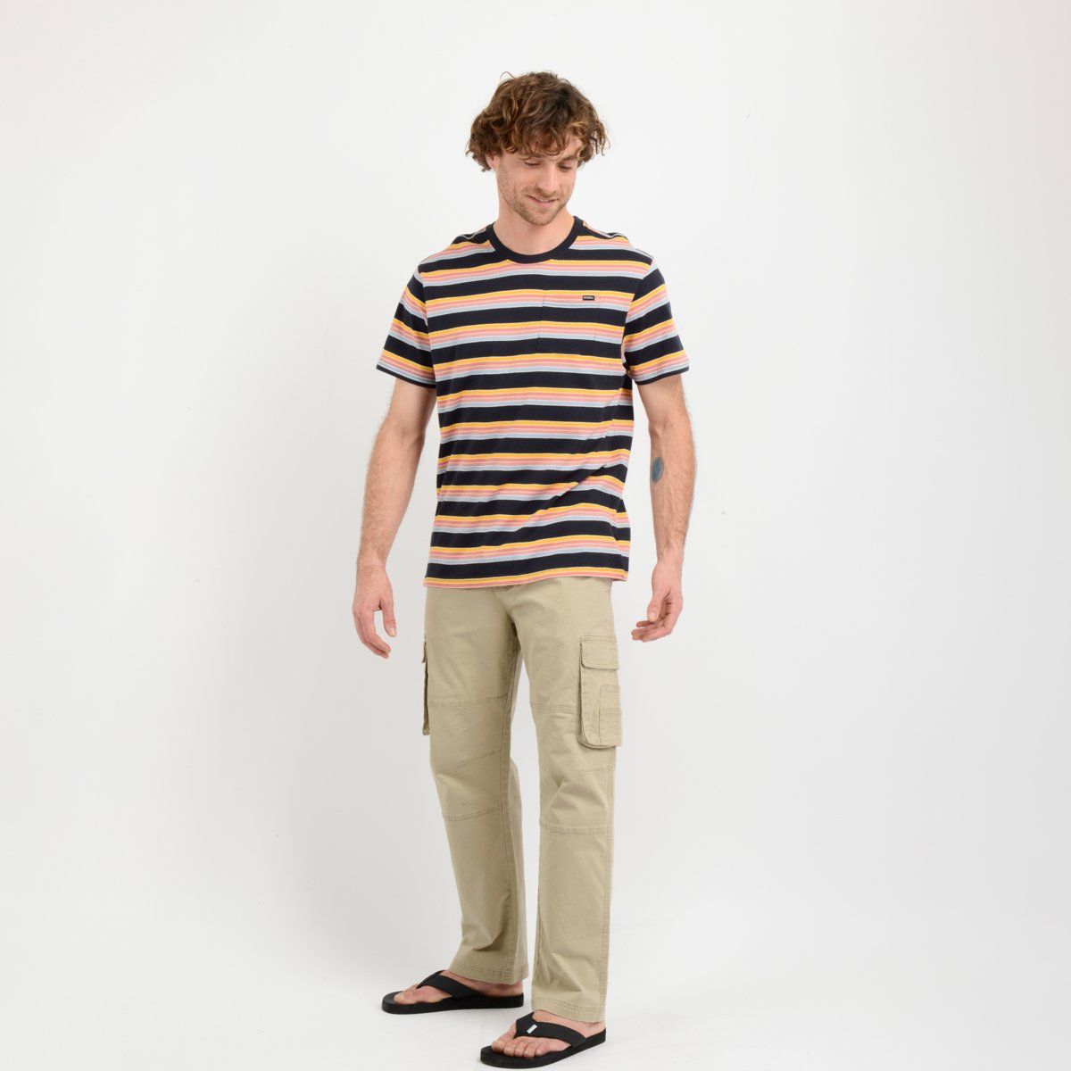 O'NEILL - POLERA MANGA CORTA BOLDER  AZUL