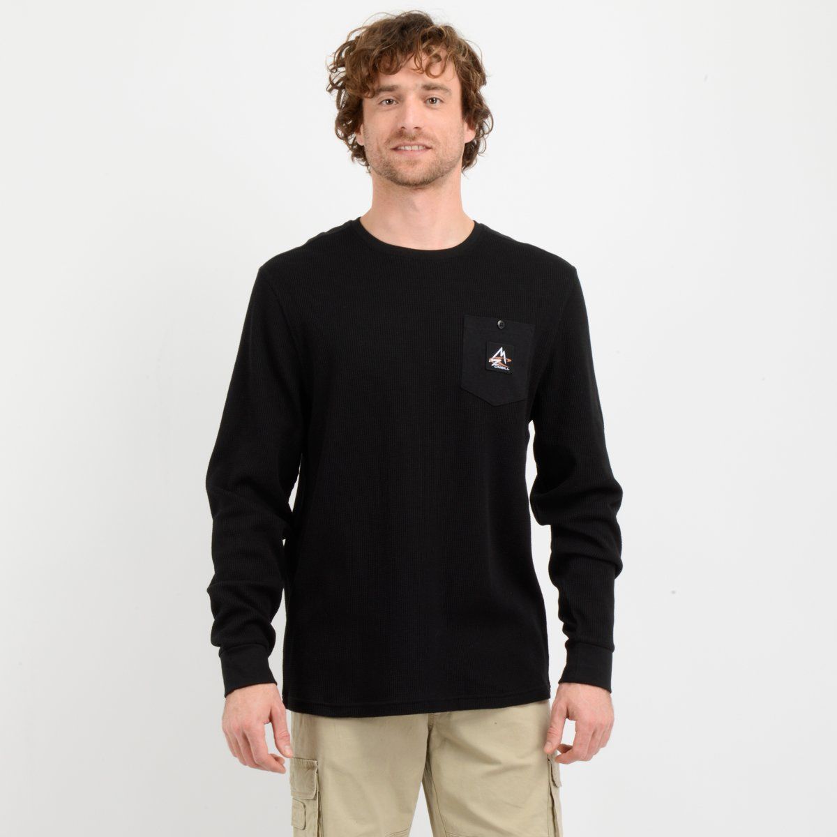 O'NEILL - POLERA MANGA LARGA TORREY  NEGRO