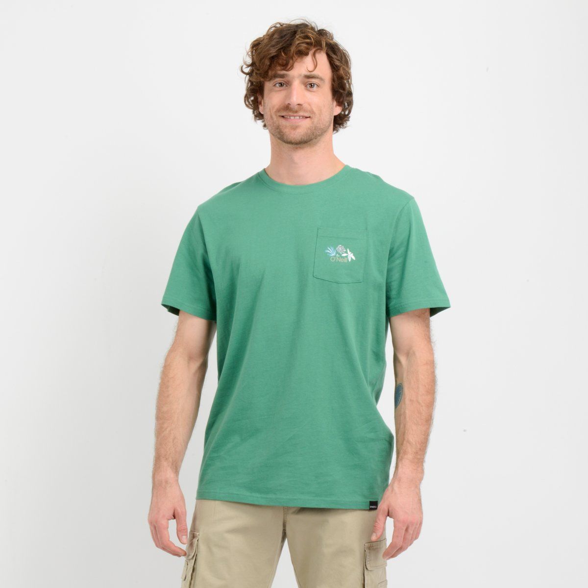 O'NEILL - POLERA MANGA CORTA OG FLOWER  VERDE