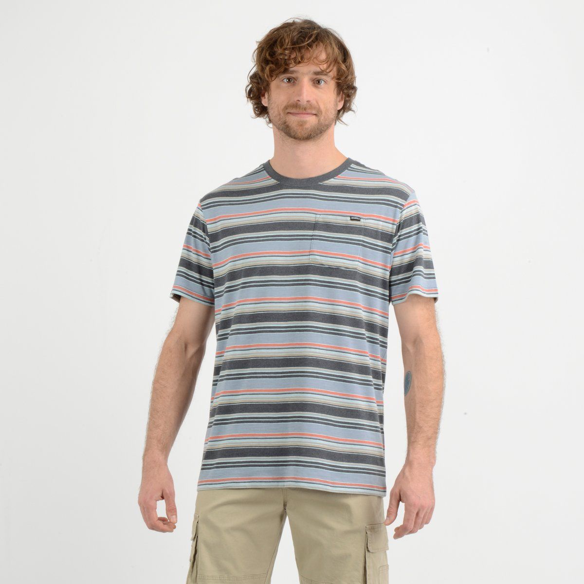 O'NEILL - POLERA MANGA CORTA BROCKTON  GRIS