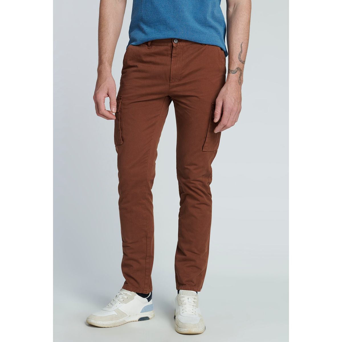 NEW MAN - Pantalon Budapest Rojo New Man