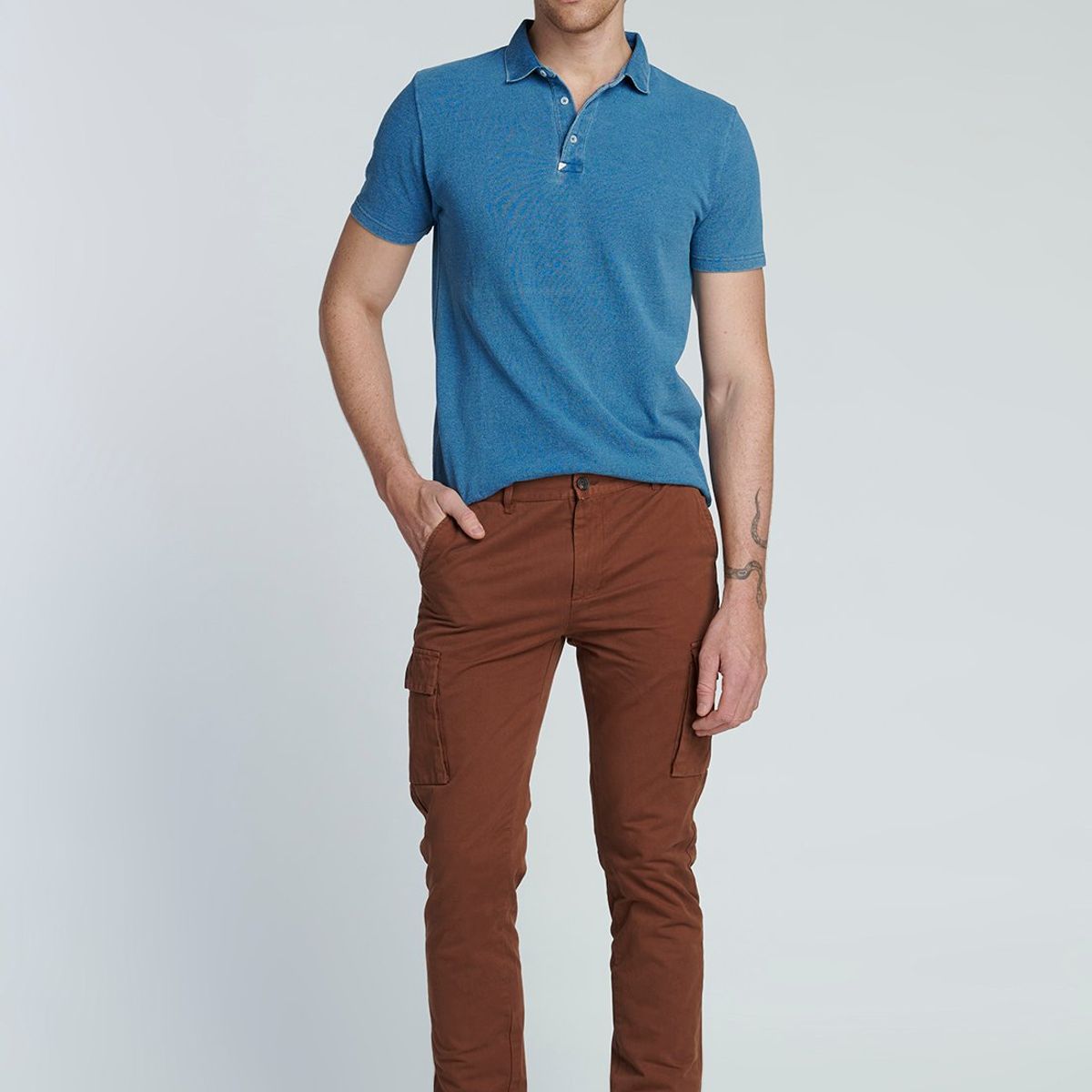 NEW MAN - Pantalon Budapest Rojo New Man