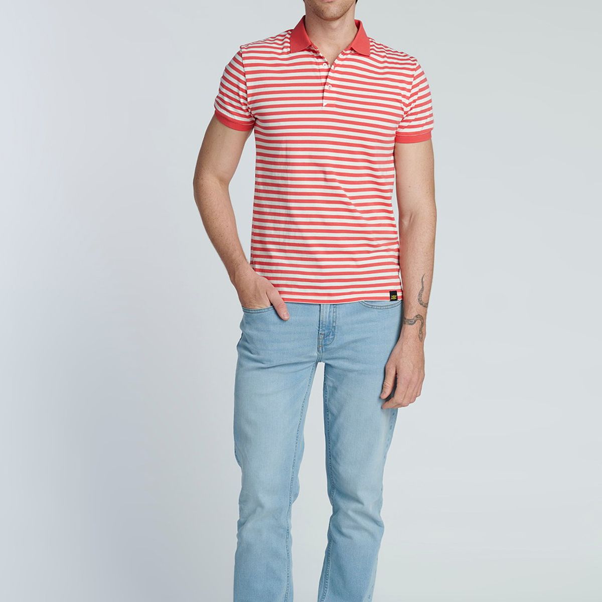 NEW MAN - Polo Zaragoza Rojo New Man