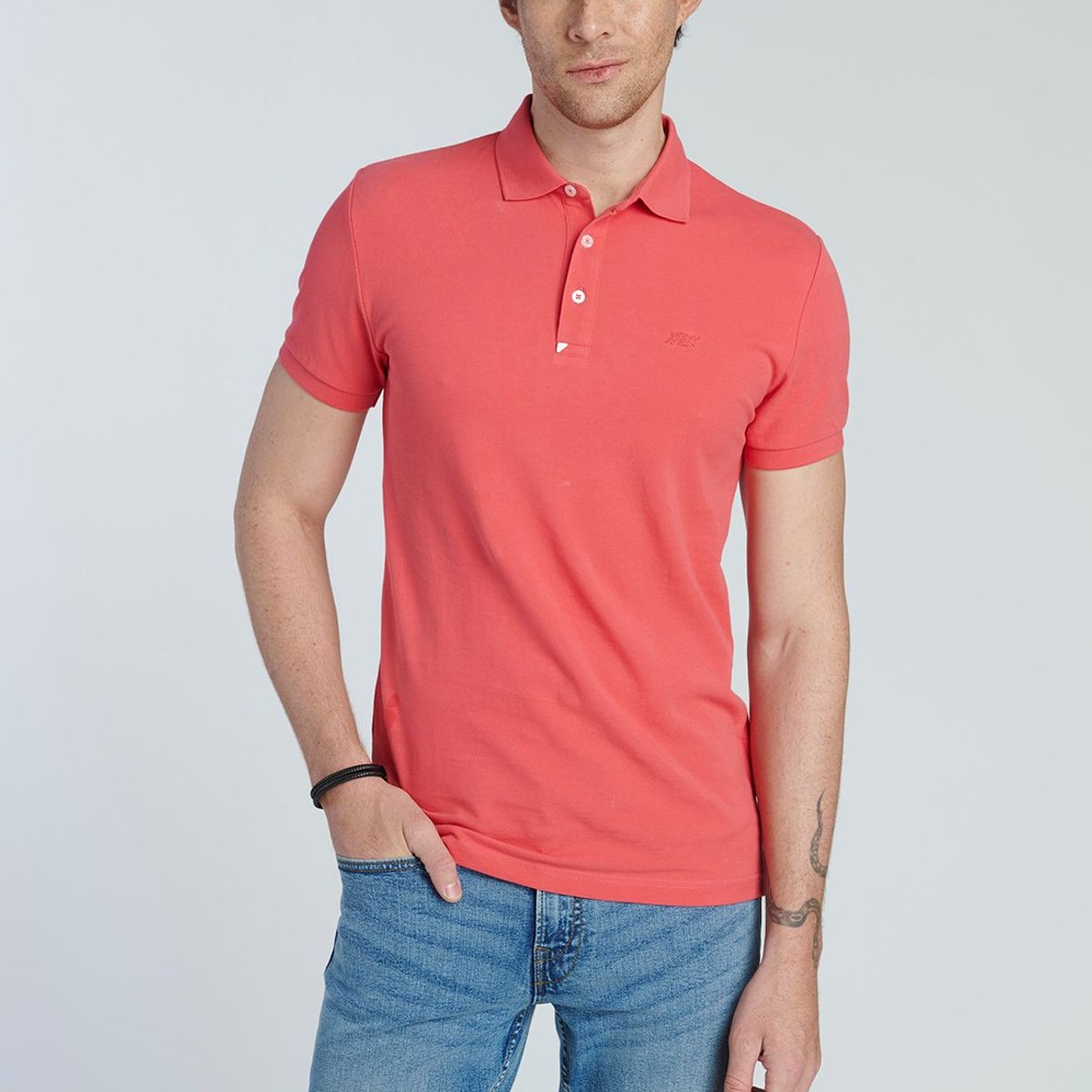 NEW MAN - Polo Comillas Rojo New Man