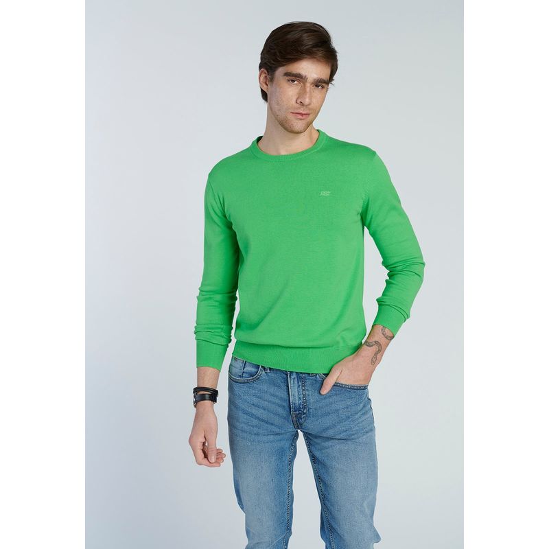 NEW MAN - Sweater  Lugo Verde New Man