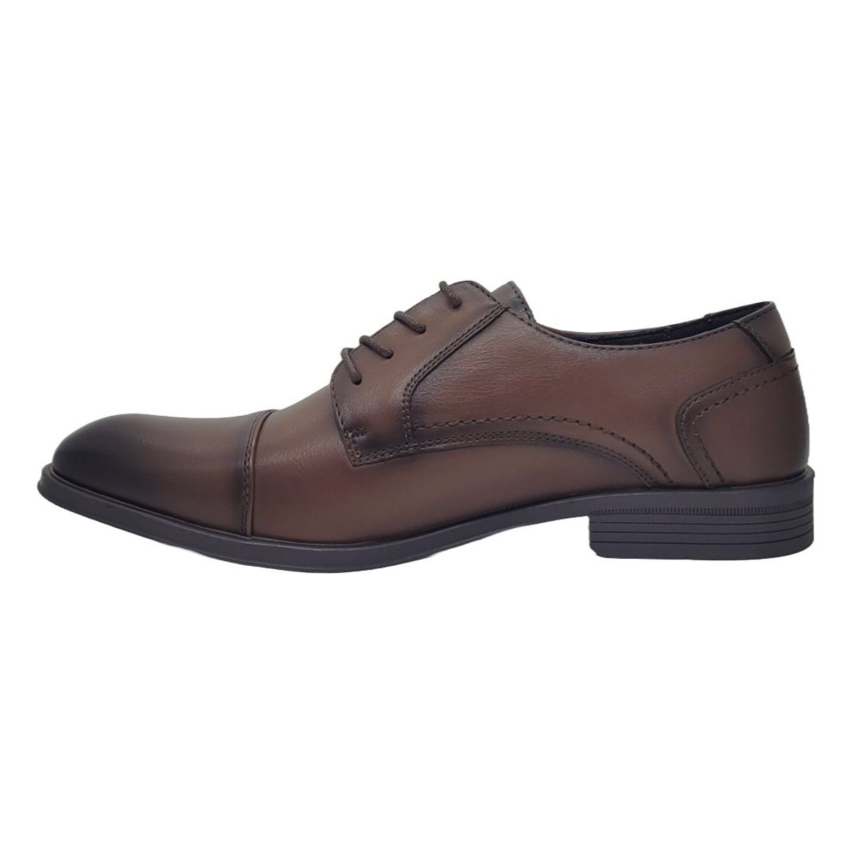 TUOTUO - ZAPATOS FORMALES OXFORD CAP TOE TUO TUO CAFÉ - H03