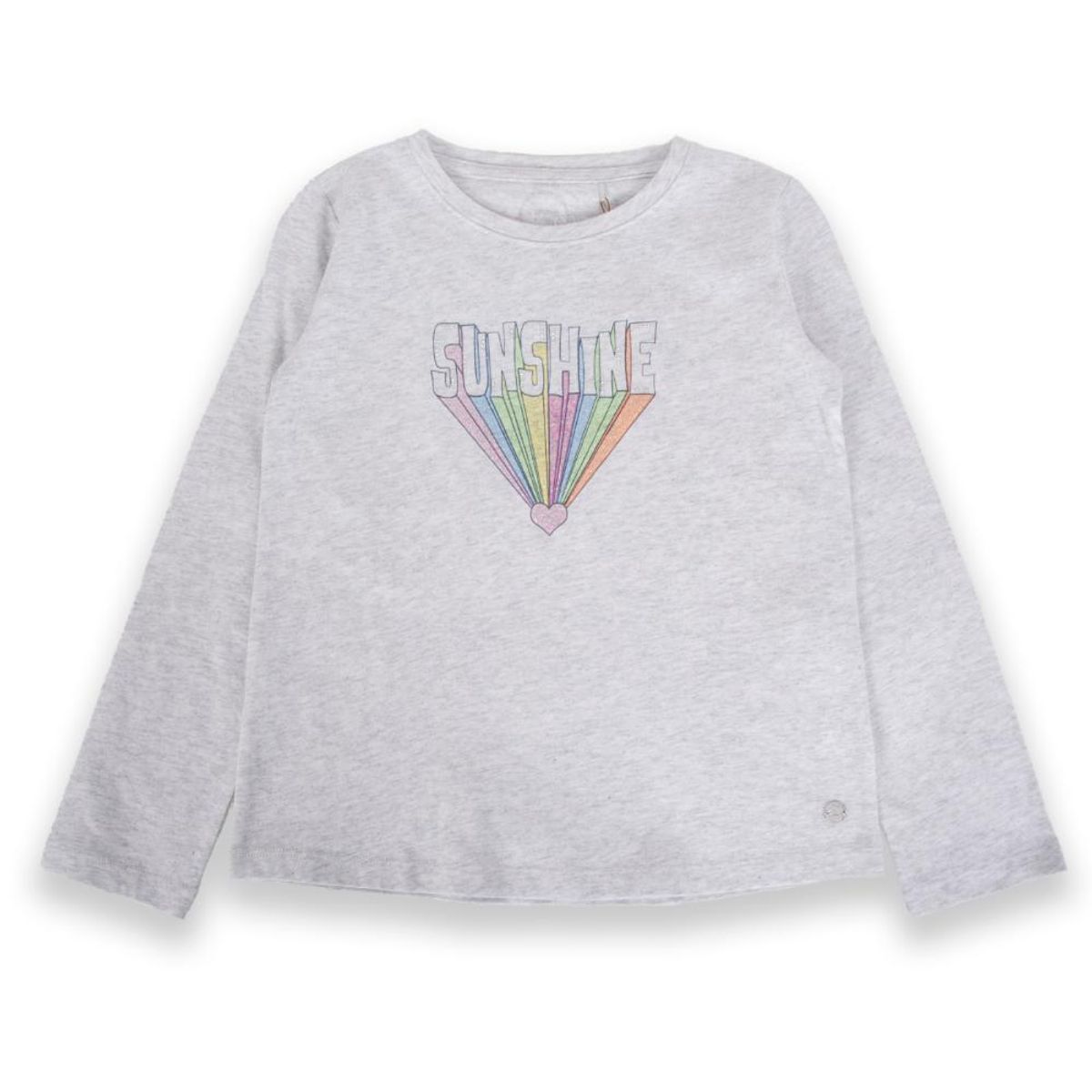 PILLIN - Polera Manga Larga Niña Gris claro Pillin - Gris Claro