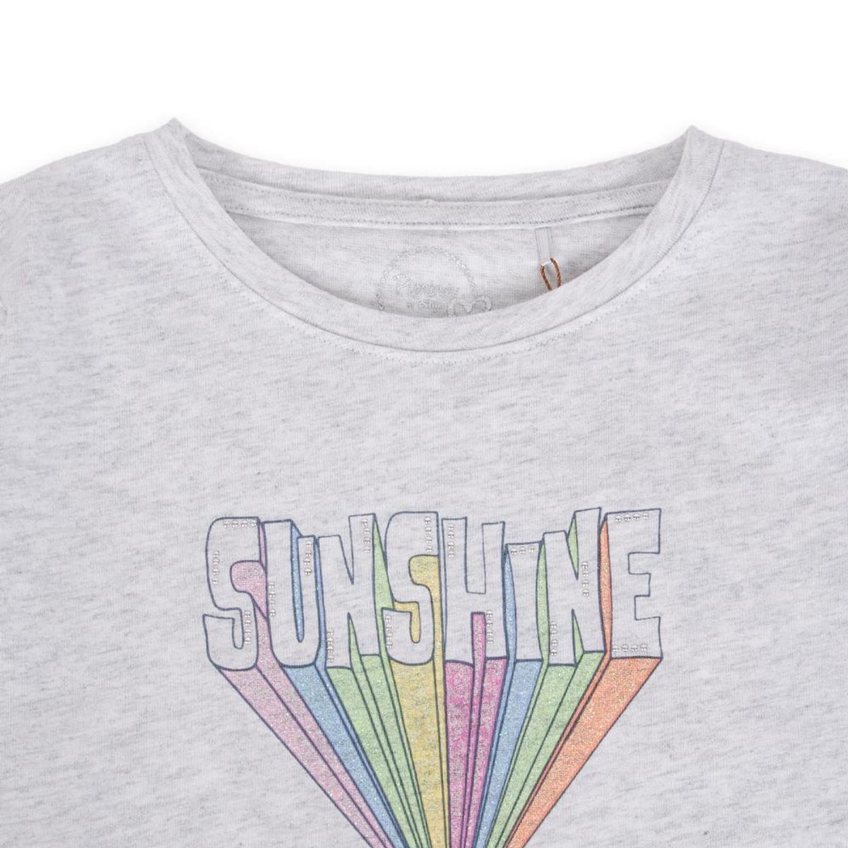 PILLIN - Polera Manga Larga Niña Gris claro Pillin - Gris Claro