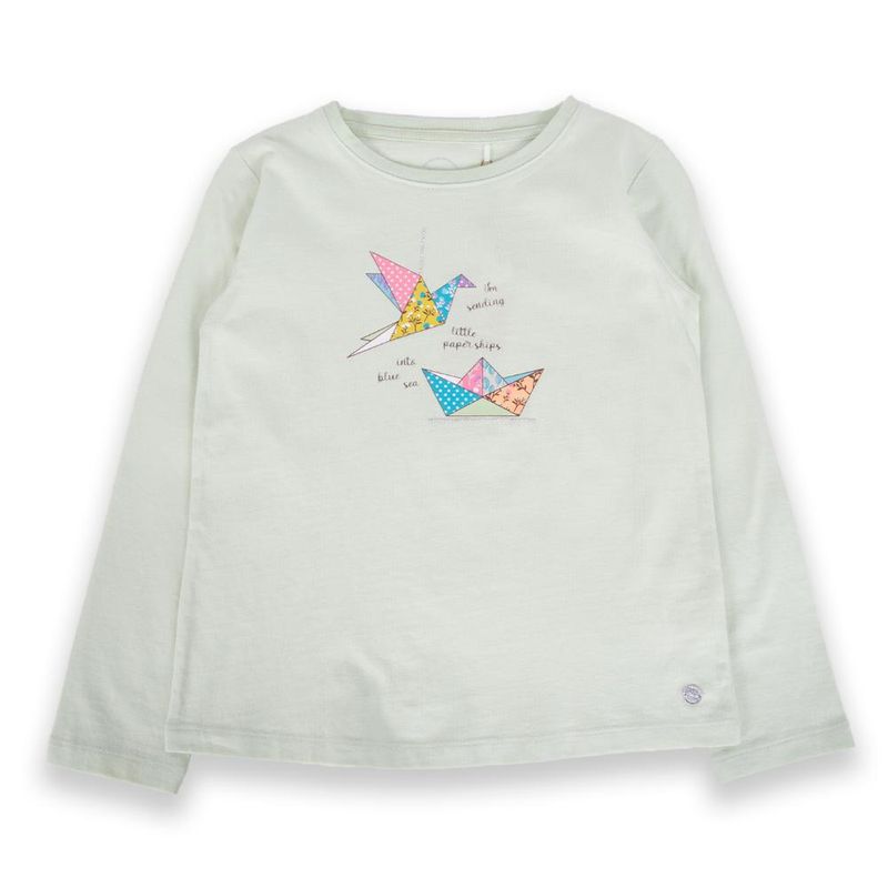 PILLIN - Polera Manga Larga Niña Verde Pillin PILLIN