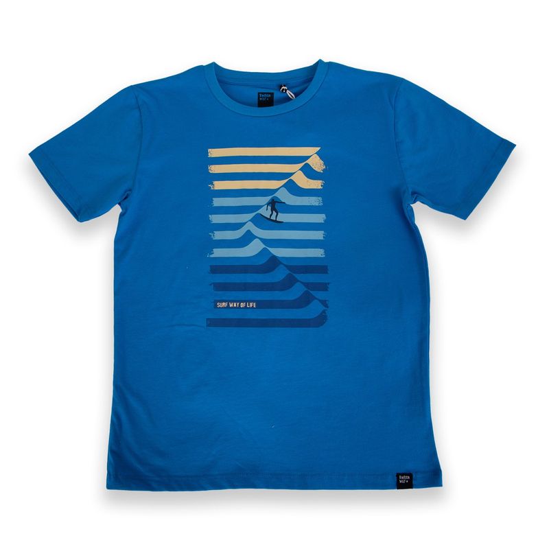 PILLIN - Polera Niño Azul eléctrico Pillin PILLIN