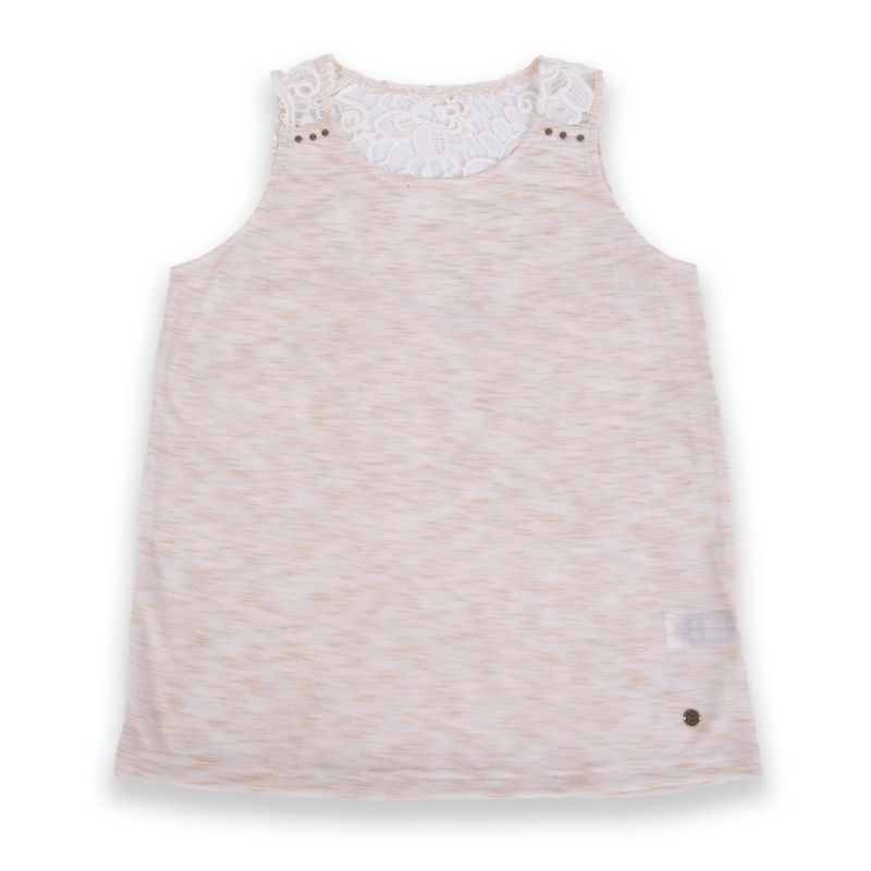 PILLIN - Polera Niña Crudo Pillin PILLIN