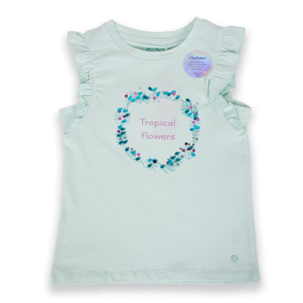 PILLIN - Polera Niña Verde Pillin - Verde