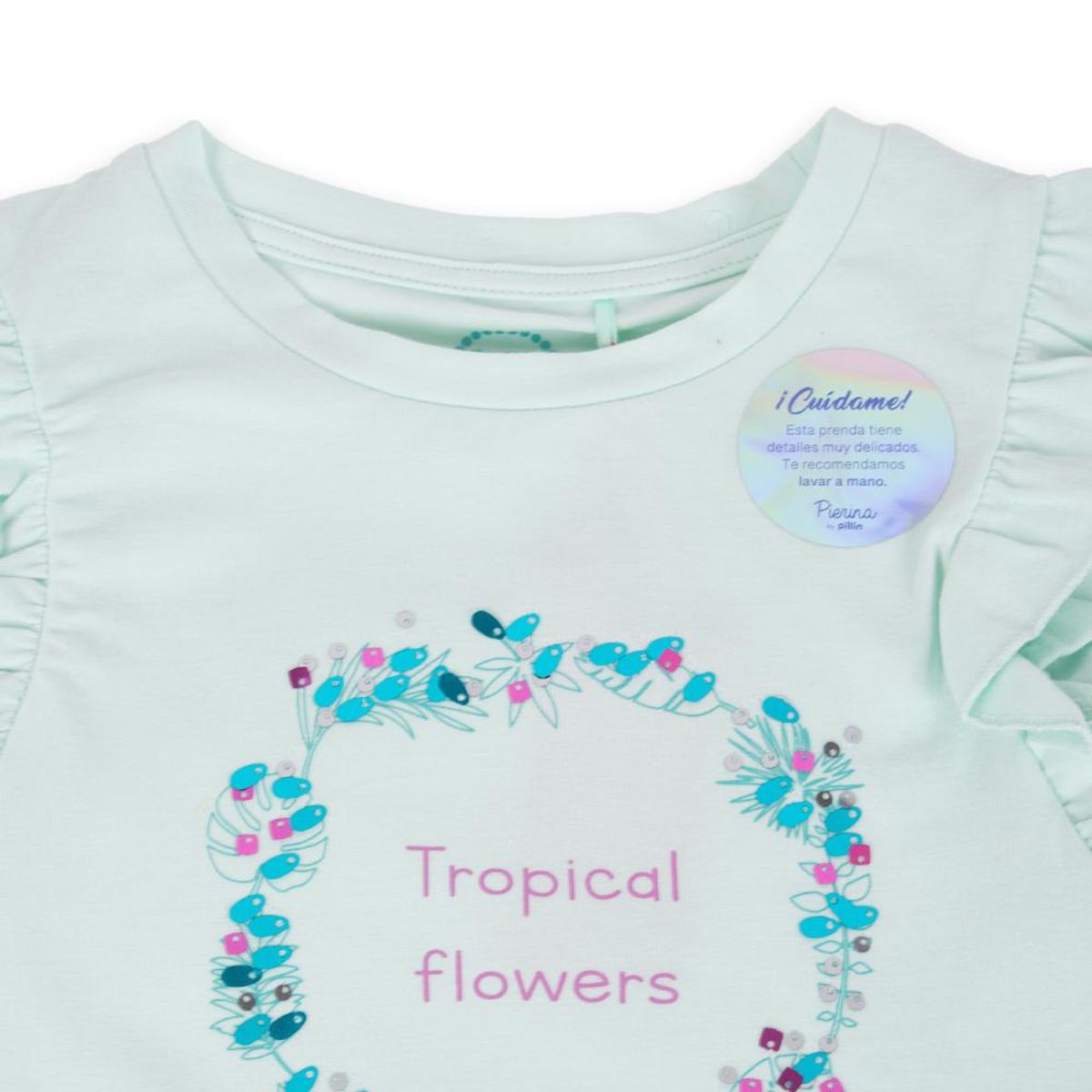 PILLIN - Polera Niña Verde Pillin - Verde