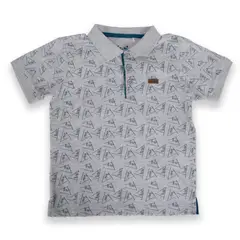 PILLIN - Polera Niño Gris claro