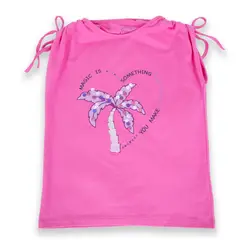 PILLIN - Polera Niña Fucsia - Fucsia