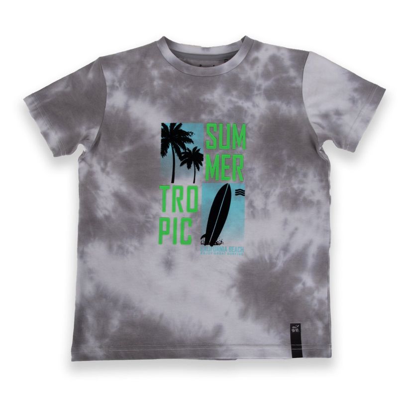 PILLIN - Polera Niño Gris Pillin - Gris