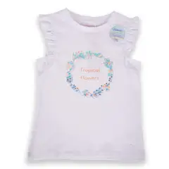 PILLIN - Polera Niña Blanco