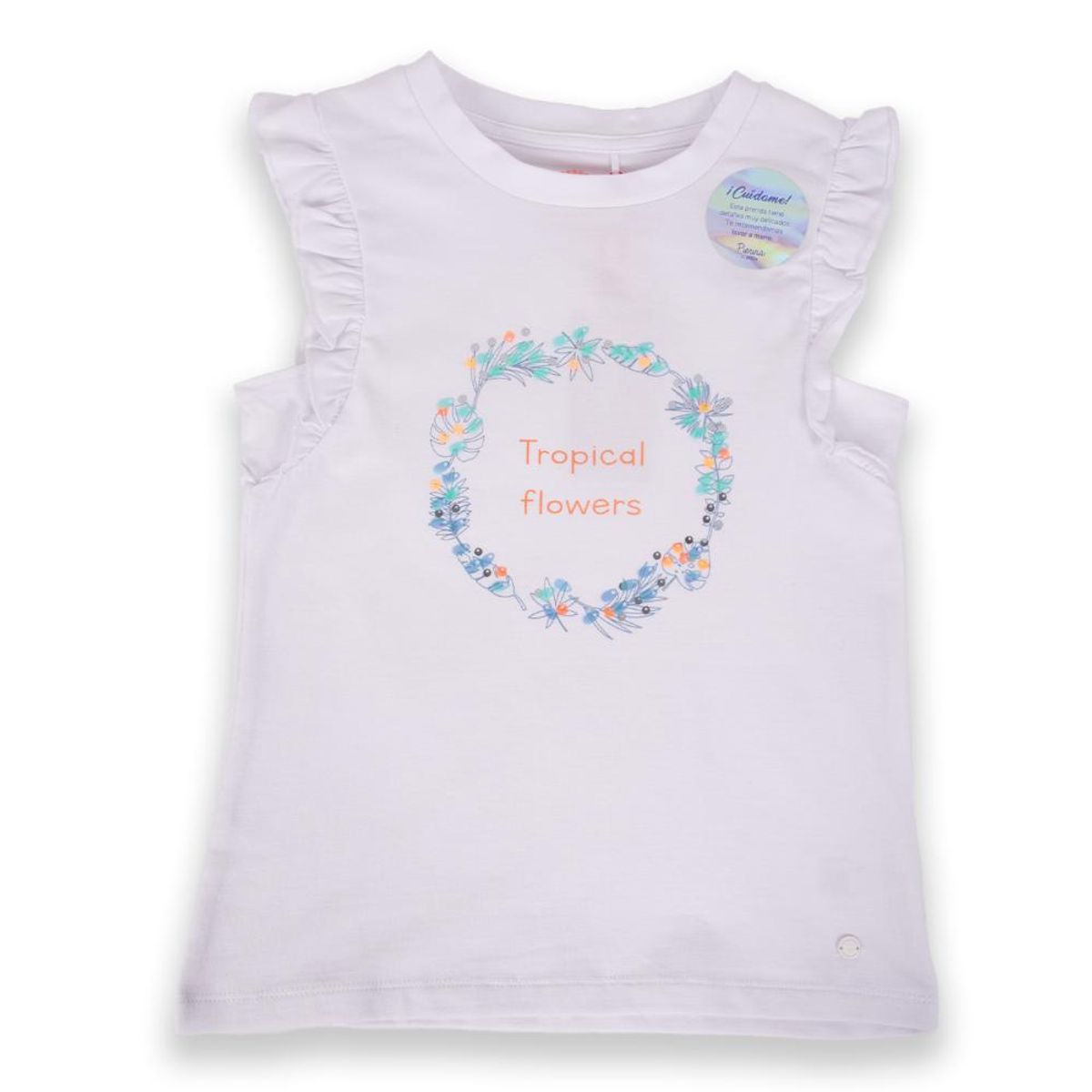 PILLIN - Polera Niña Blanco Pillin PILLIN