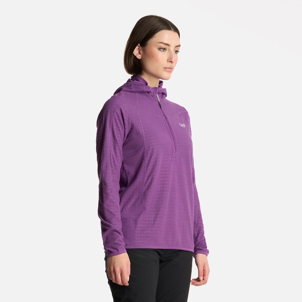 LIPPI - Polerón Mujer Jacaranda Nano-F 14 Zip Hoody Violeta Lippi