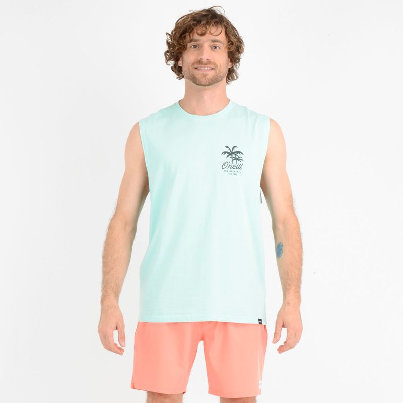 O'NEILL - POLERA SIN MANGAS RESORT TANK  AZUL