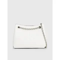 CALVIN KLEIN - Cartera Sculpted Shoulder Blanco