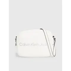 CALVIN KLEIN - Bandolera Sculpted Mono Blanco