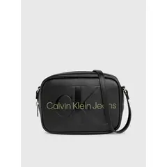 CALVIN KLEIN - Bandolera Sculpted Mono Negro