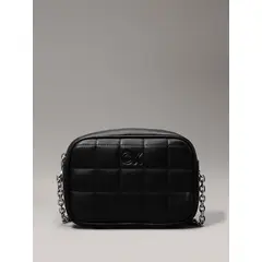 CALVIN KLEIN - Bandolera Square Quilt Negro