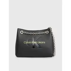 CALVIN KLEIN - Cartera Sculpted Shoulder Negro