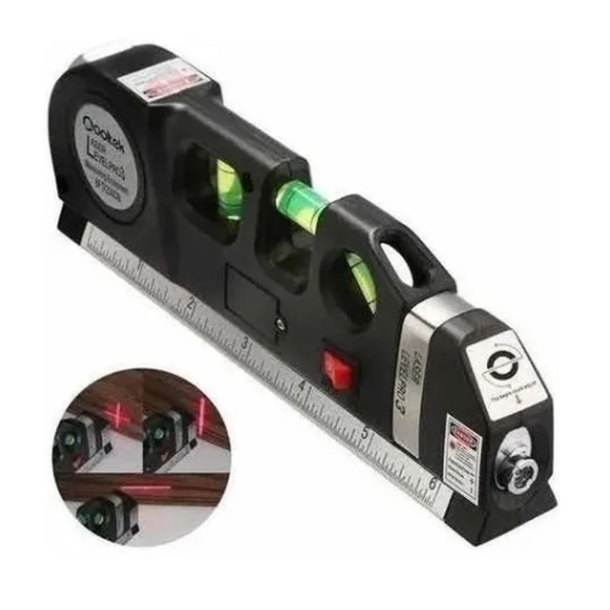 OEM - Nivel Laser Level Pro 3 Cinta Métrica Nivelación Profesional