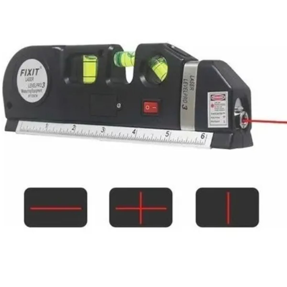 OEM - Nivel Laser Level Pro 3 Cinta Métrica Nivelación Profesional