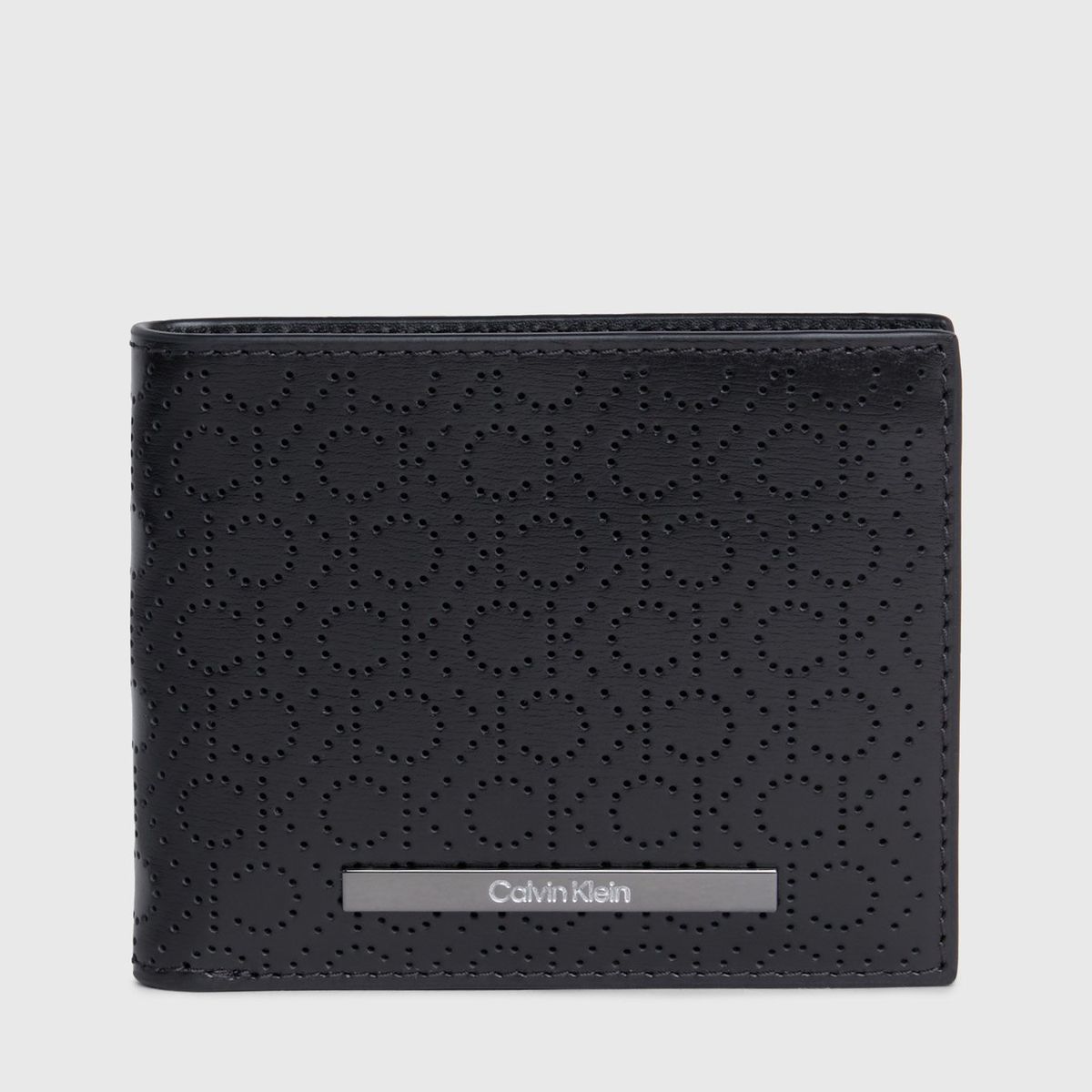 CALVIN KLEIN - Billetera Bar Bifold 6Cc W/Bill Negro Calvin Klein