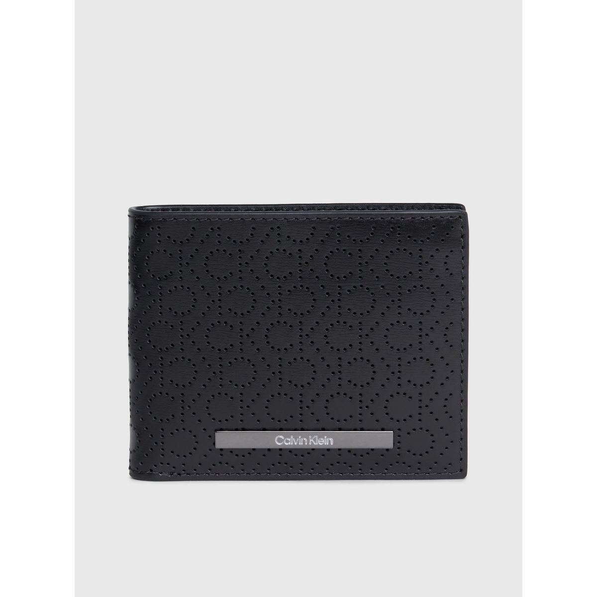 CALVIN KLEIN - Billetera Bar Bifold 6Cc W/Bill Negro Calvin Klein