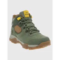 HUSH PUPPIES - Botín Waterproof Verde Niño Tezard [35-38]