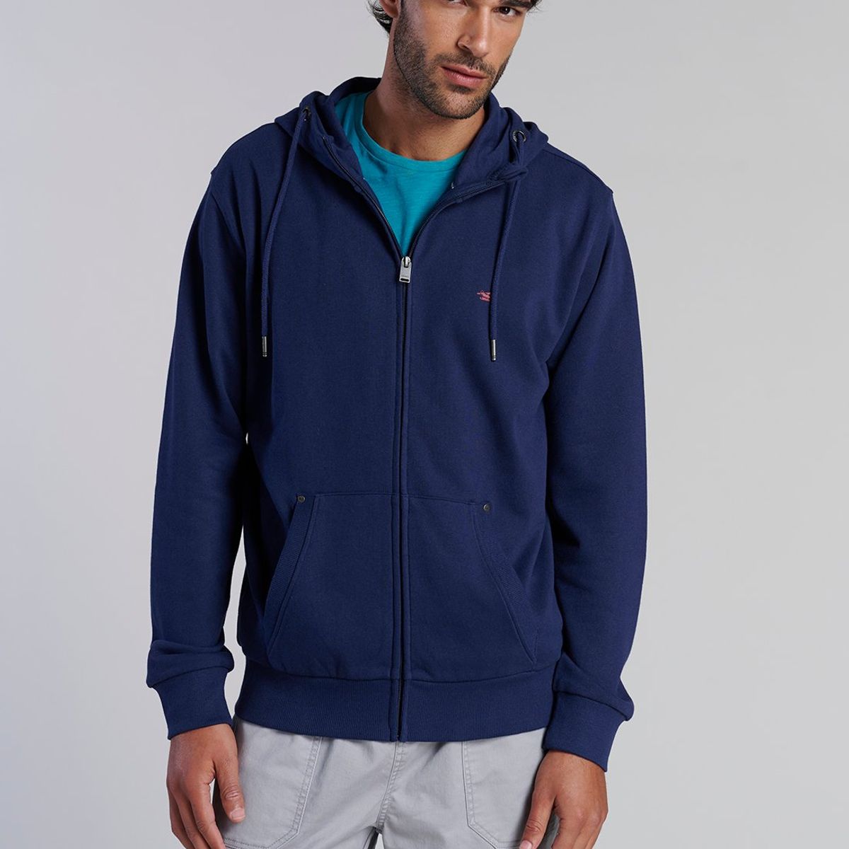 FEROUCH - Poleron Basico Massachussets Azul Ferouch