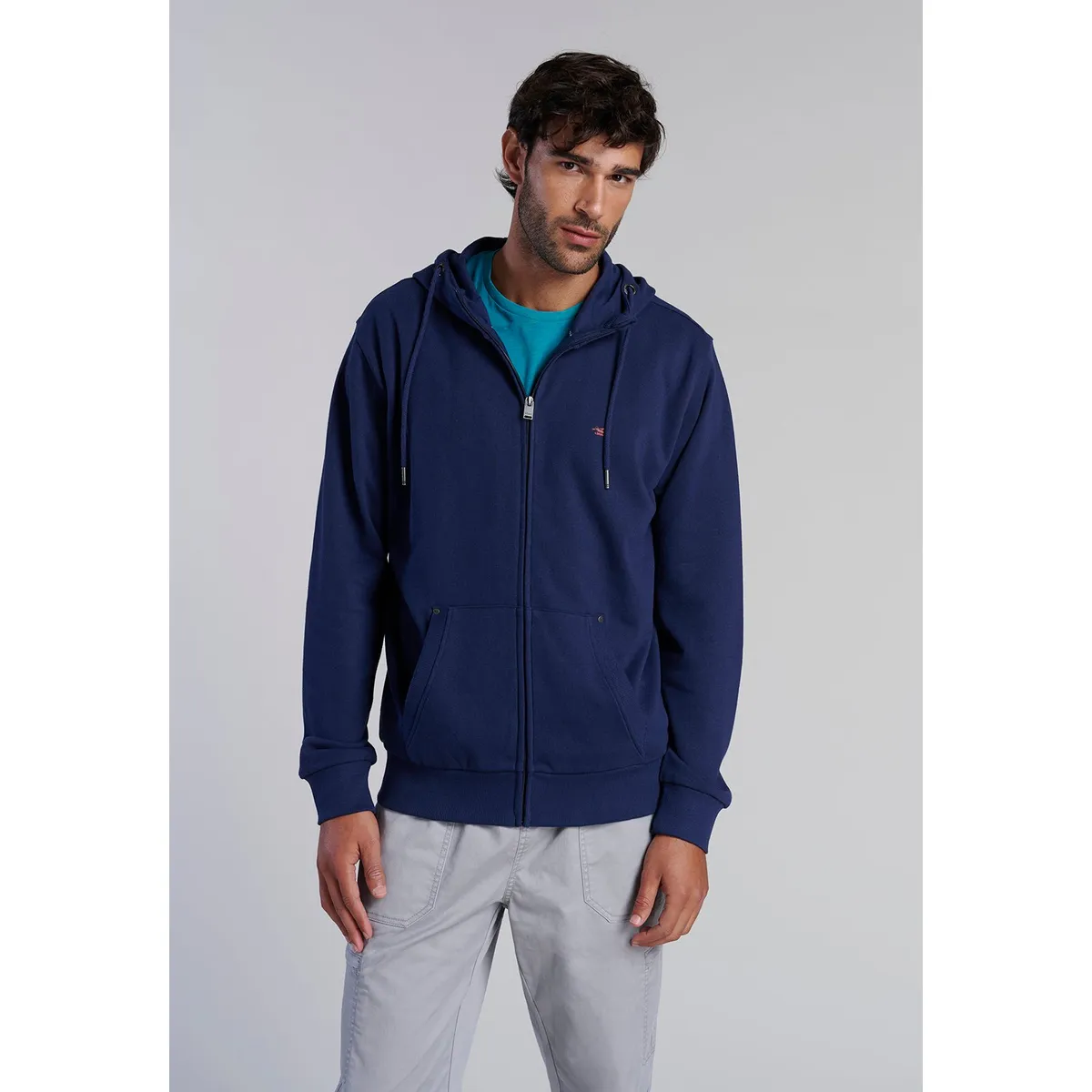 FEROUCH - Poleron Basico Massachussets Azul Ferouch