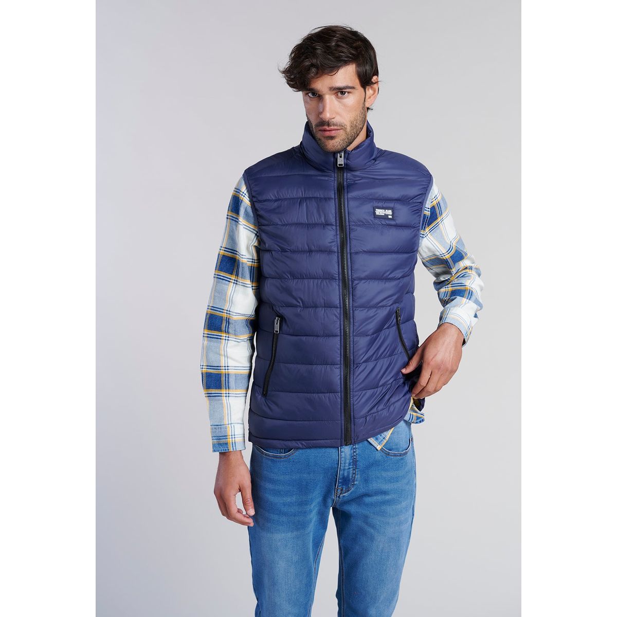 FEROUCH - Vest Silver Fj Azul Ferouch