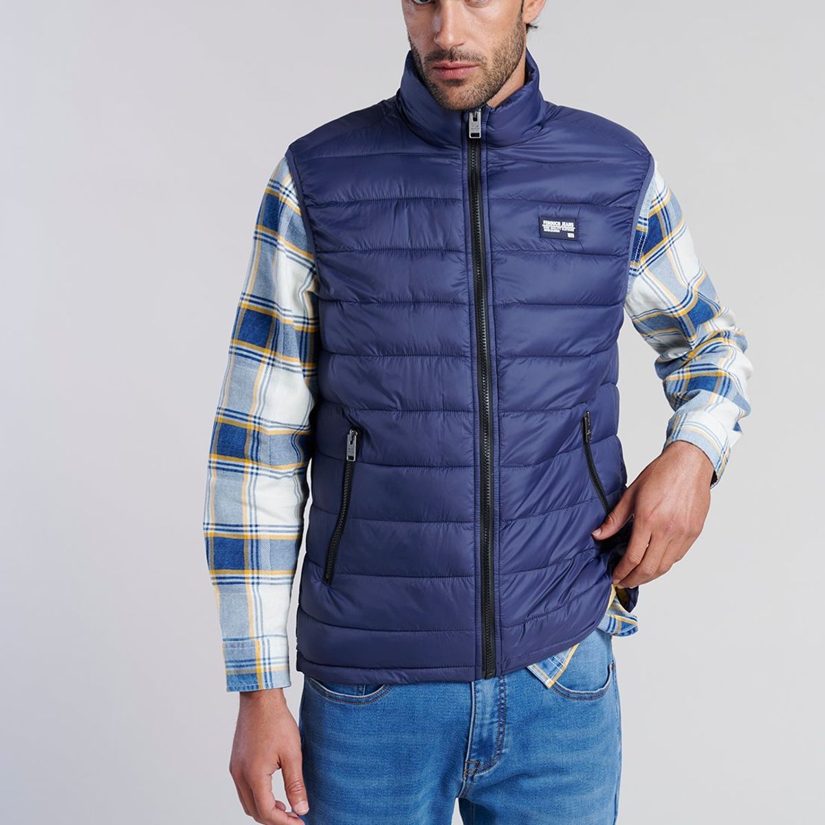 FEROUCH - Vest Silver Fj Azul Ferouch