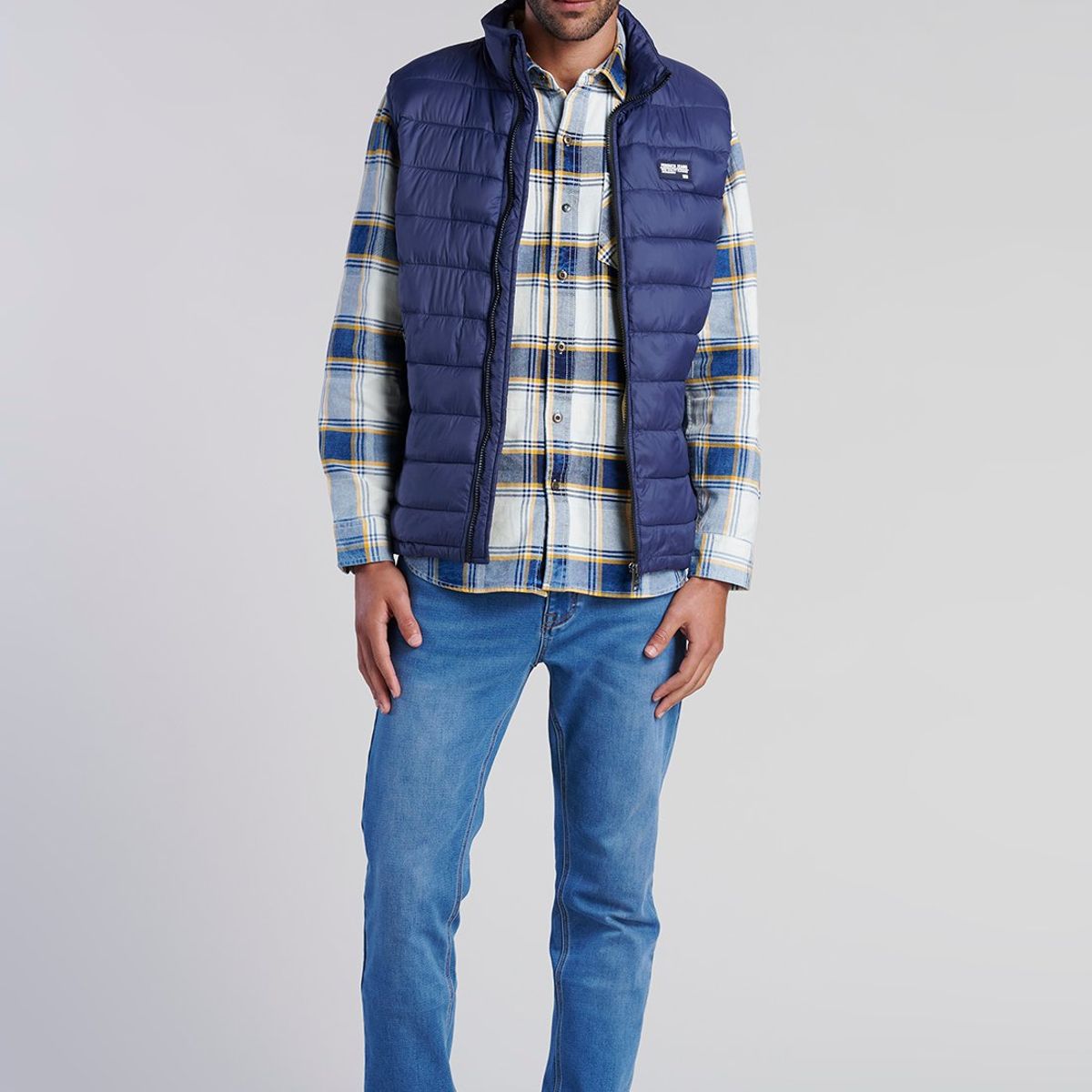 FEROUCH - Vest Silver Fj Azul Ferouch