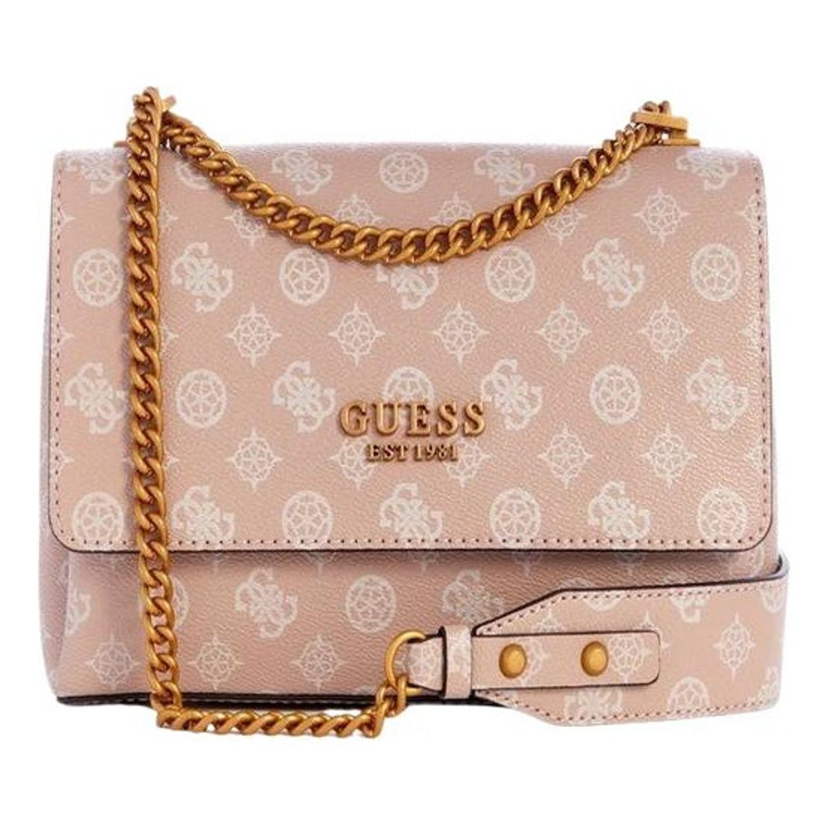 GUESS - Cartera Fynna Convertible Crosbdy Flap Rosado Guess