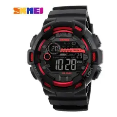 SKMEI - Reloj Deportivo Hombre 1243rd Rojo 46mm Resina